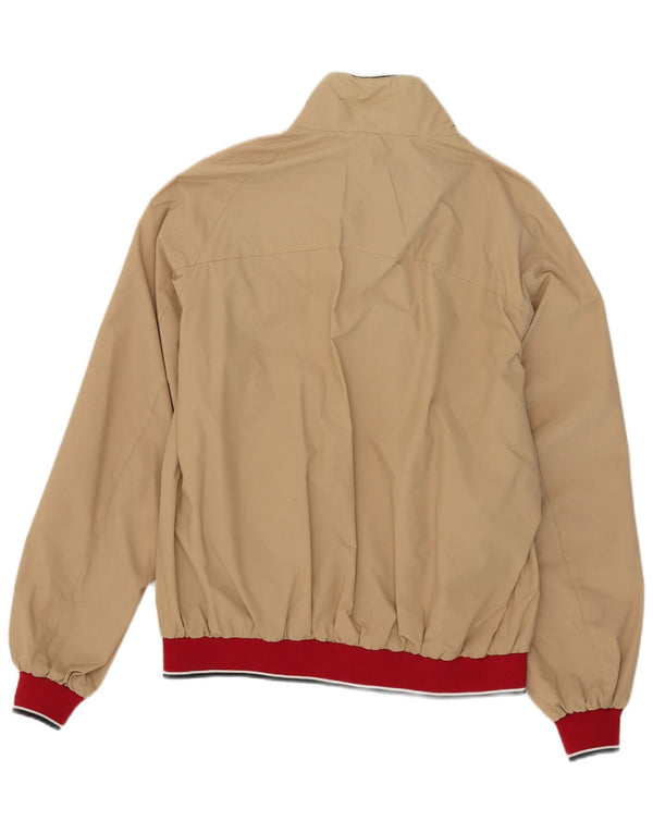 Męska kurtka przeciwdeszczowa North Sails UK 42 XL, beżowy nylon z blokami kolorów