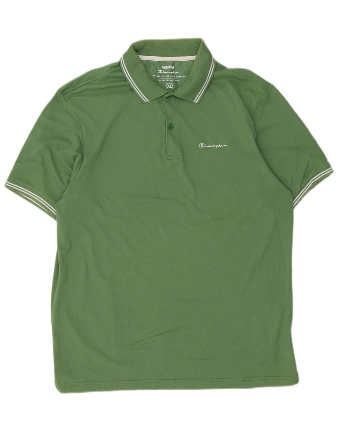 Męska koszulka polo CHAMPION Easy Fit XL, zielona bawełna