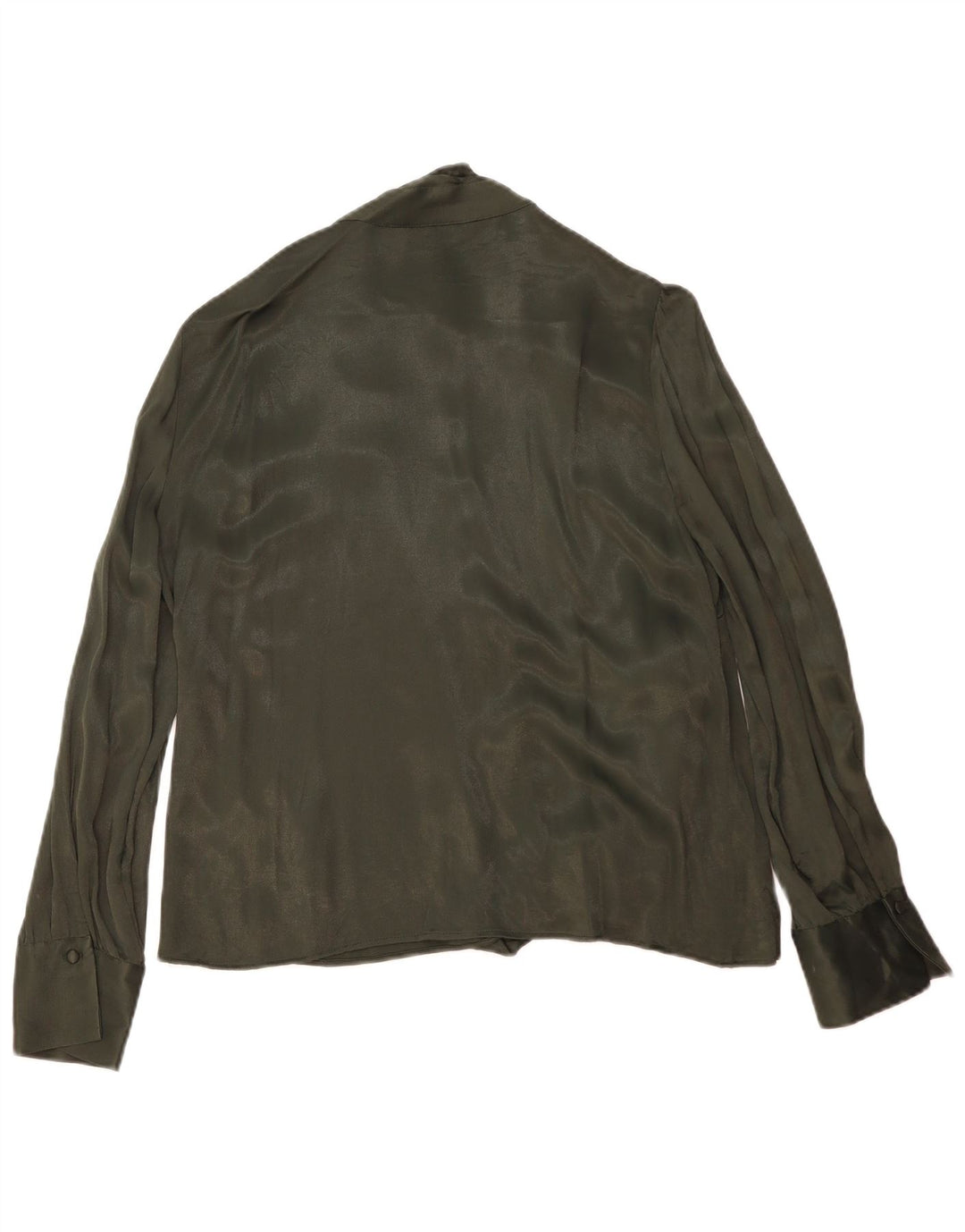 Damska bluzka koszulowa Zara UK 18 XL, zielona