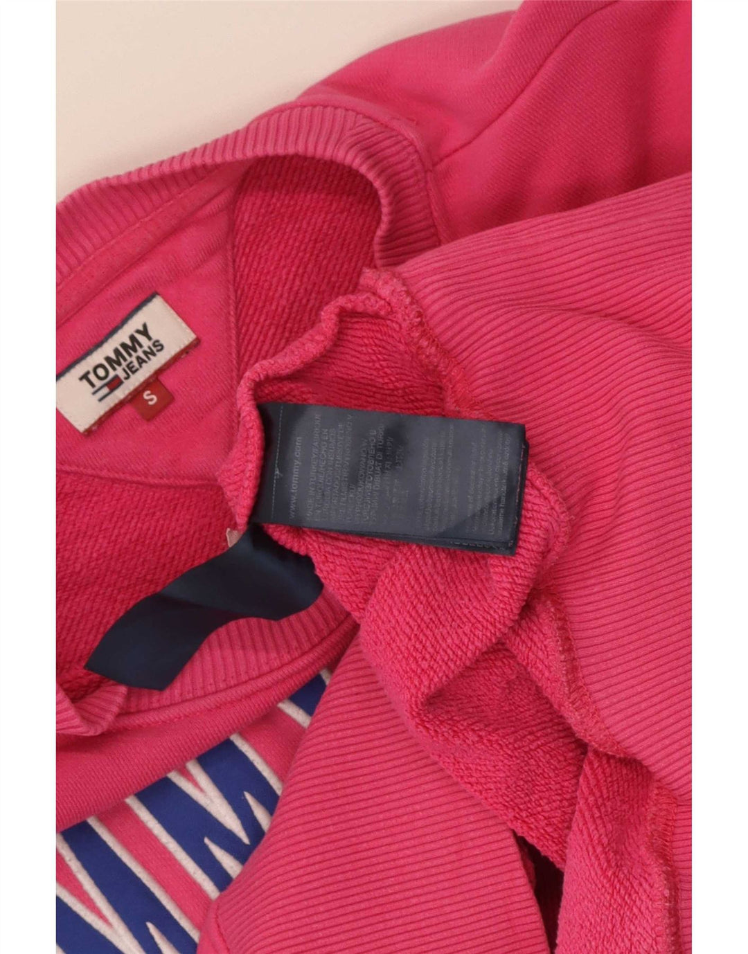 Damska bluza oversize Tommy Hilfiger Graphic UK 10 Small Pink