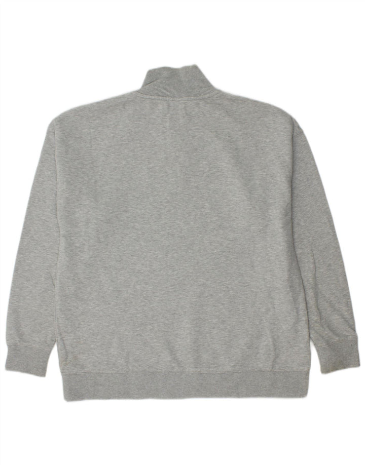 Męski sweter z zamkiem błyskawicznym CALVIN KLEIN JEANS, średnioszary