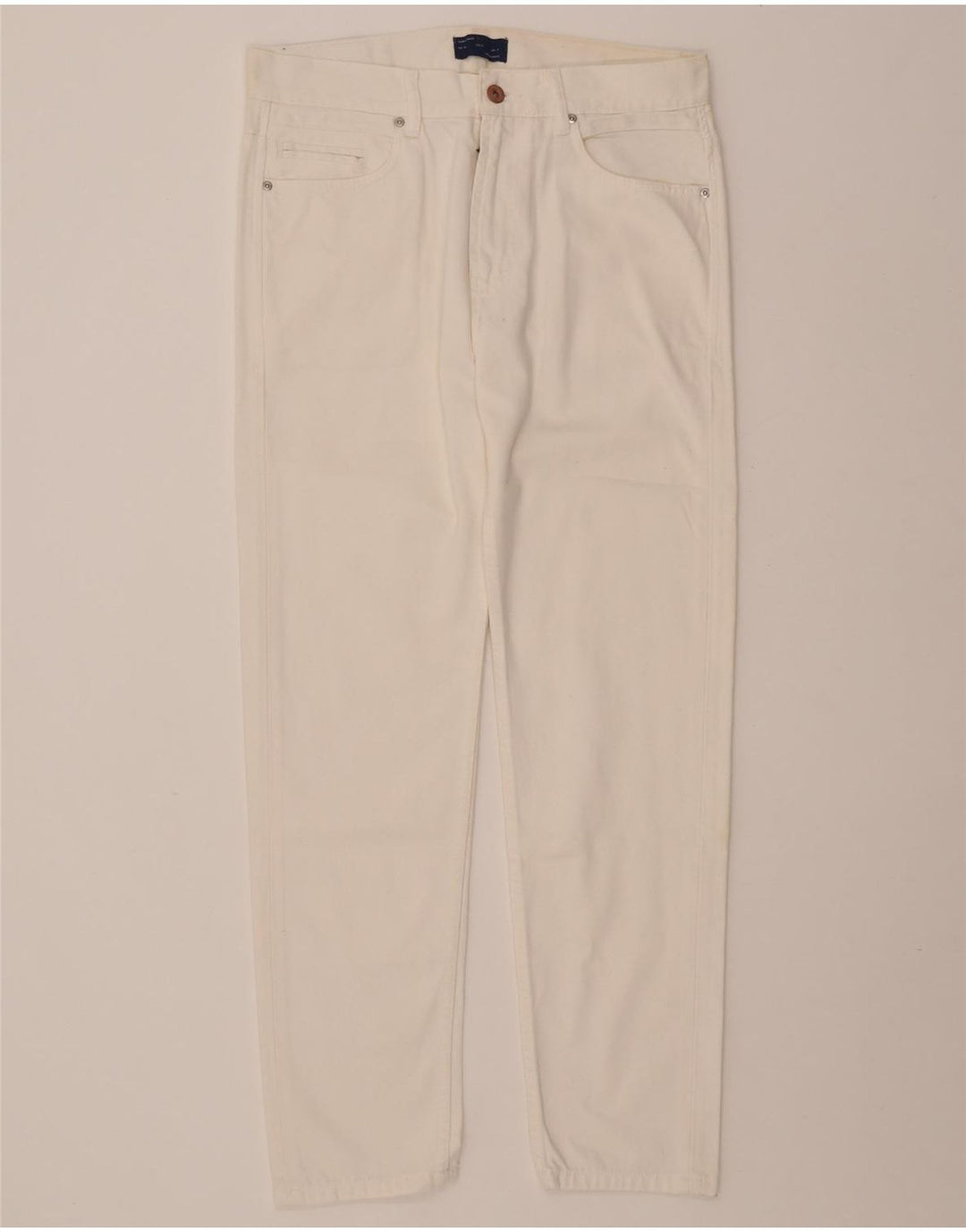 Męskie jeansy slim fit ZARA EU 40 Medium W31 L28 Złamana biała bawełna