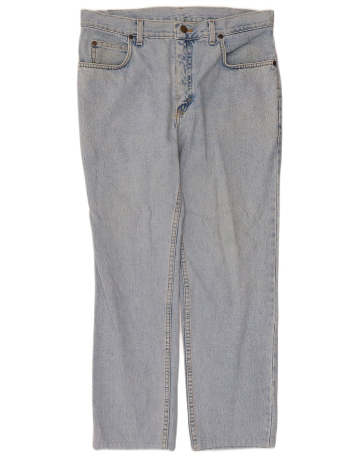 Damskie jeansy Lee Straight W34 L26 Niebieskie bawełniane