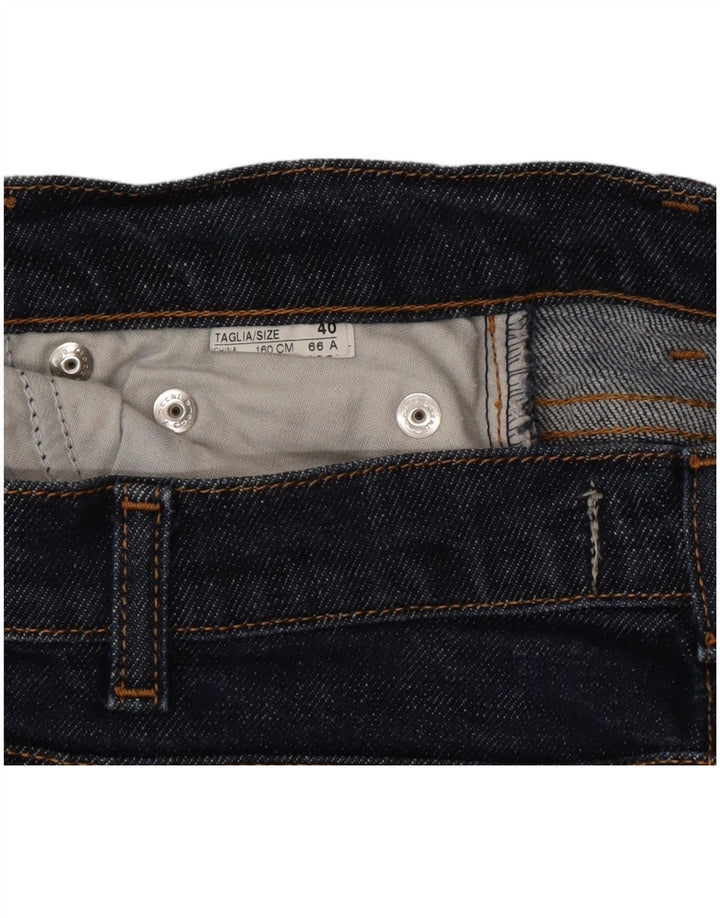 Jeansy damskie Benetton IT 40 Small W26 L25 Granatowe