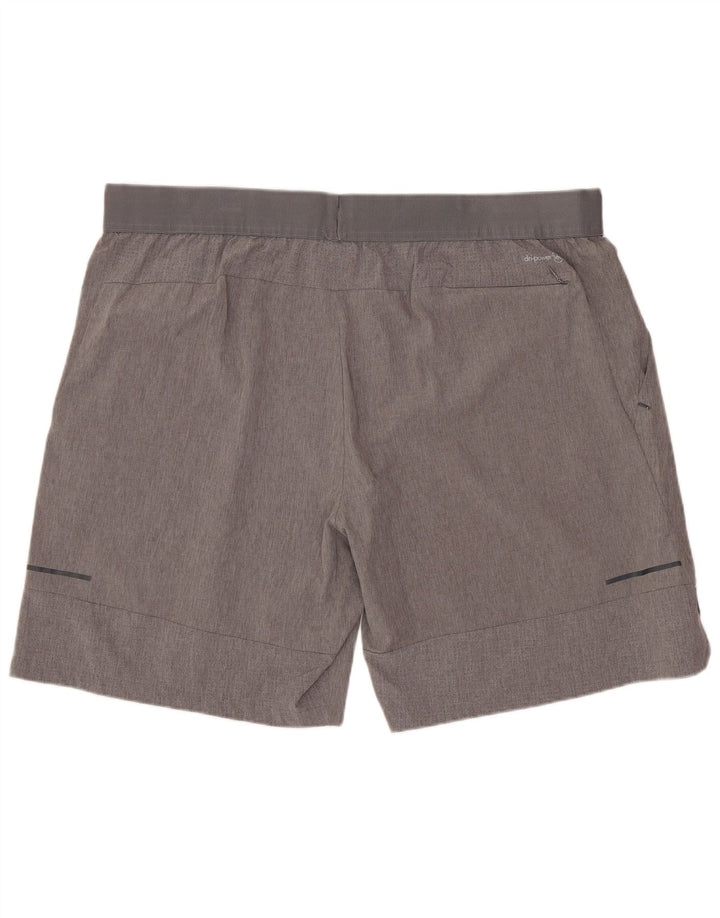 Męskie spodenki sportowe RUSSELL ATHLETIC Dri-Power XL, szare, poliestrowe