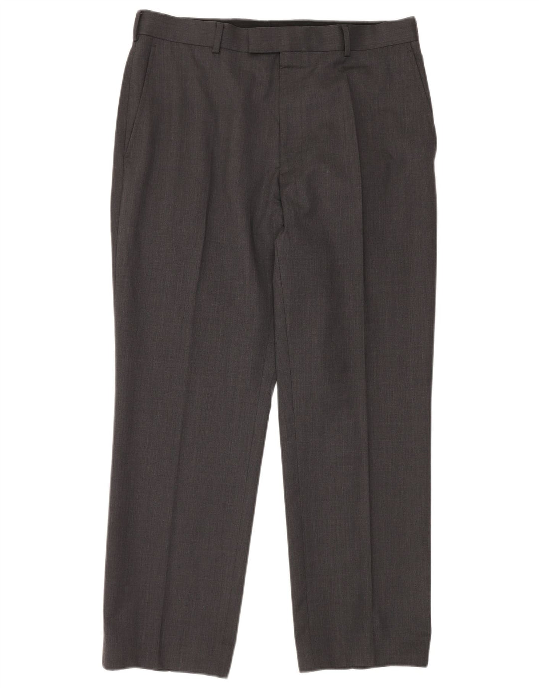 Ted Baker Męski garnitur 2-częściowy ze stretchem, zapinany na 2 guziki, UK 42 XL W36 L30, szara wełna