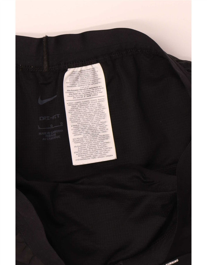 Męskie spodenki sportowe Nike Dri Fit, duże, czarne, poliestrowe