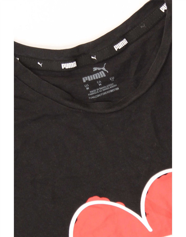 Damska koszulka z grafiką Puma Top UK 12 Medium Black