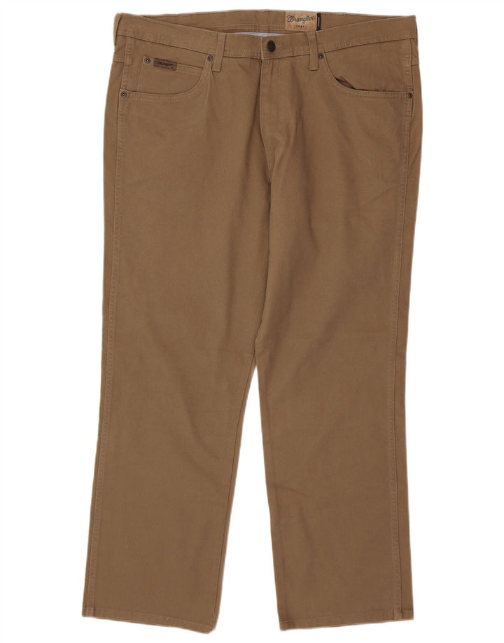 Męskie spodnie codzienne WRANGLER Arizona Stretch W40 L30 brązowe