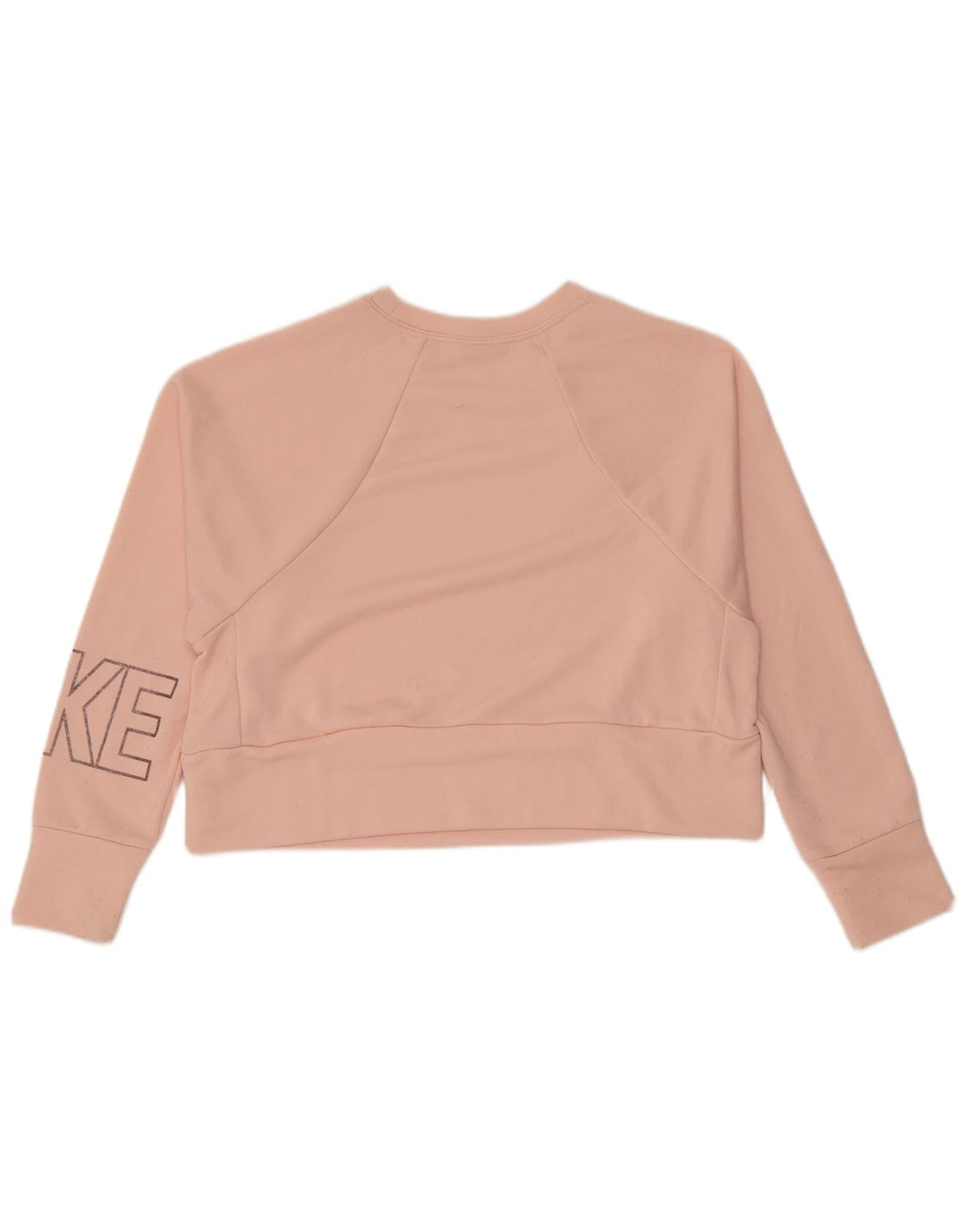 Damska bluza dresowa Nike Oversized Graphic Crop UK 10, mała, różowa