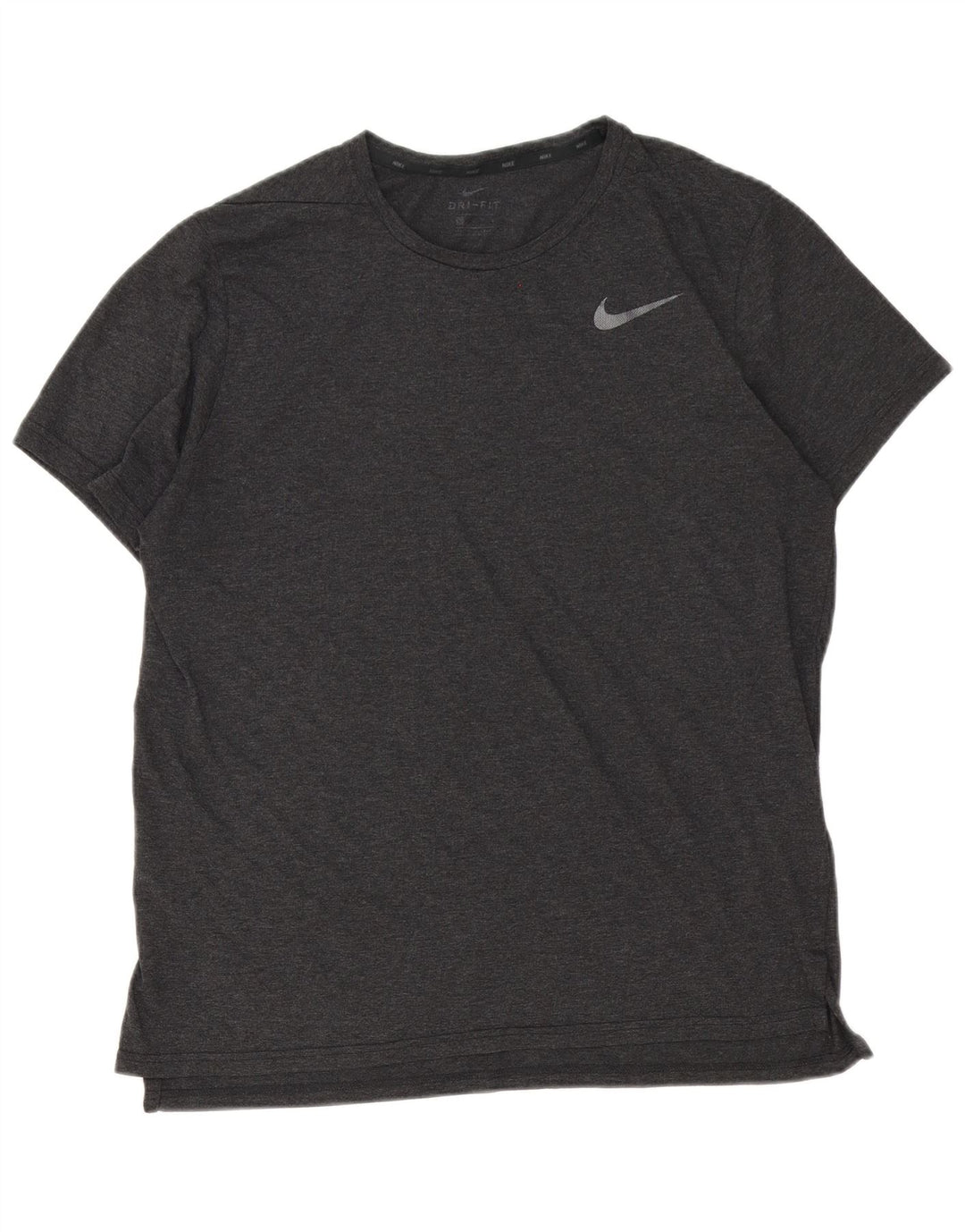 Męski T-shirt Nike Dri Fit Top, średni szary poliester