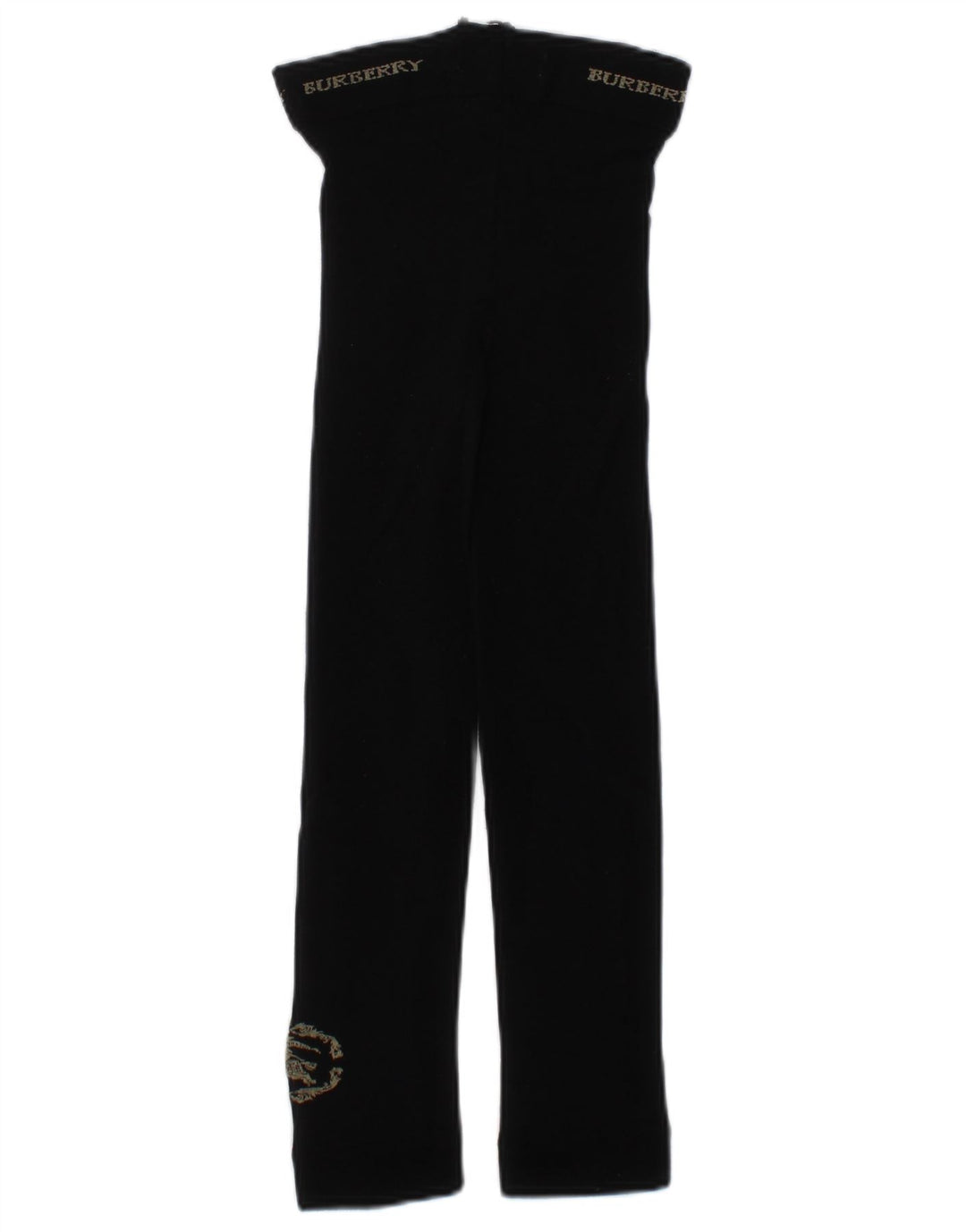 Legginsy dziewczęce Burberry z grafiką, 7-8 lat, czarne