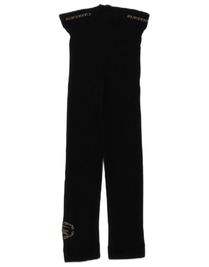 Legginsy dziewczęce Burberry z grafiką, 7-8 lat, czarne