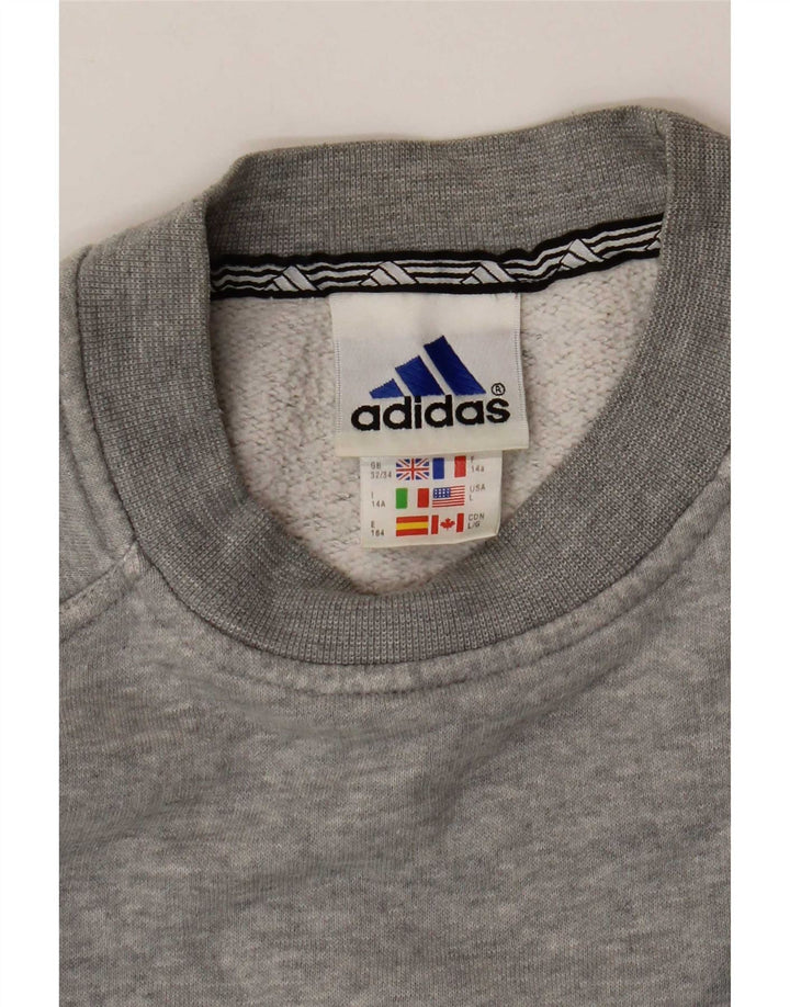 Bluza chłopięca Adidas 13-14 lat, szara bawełna
