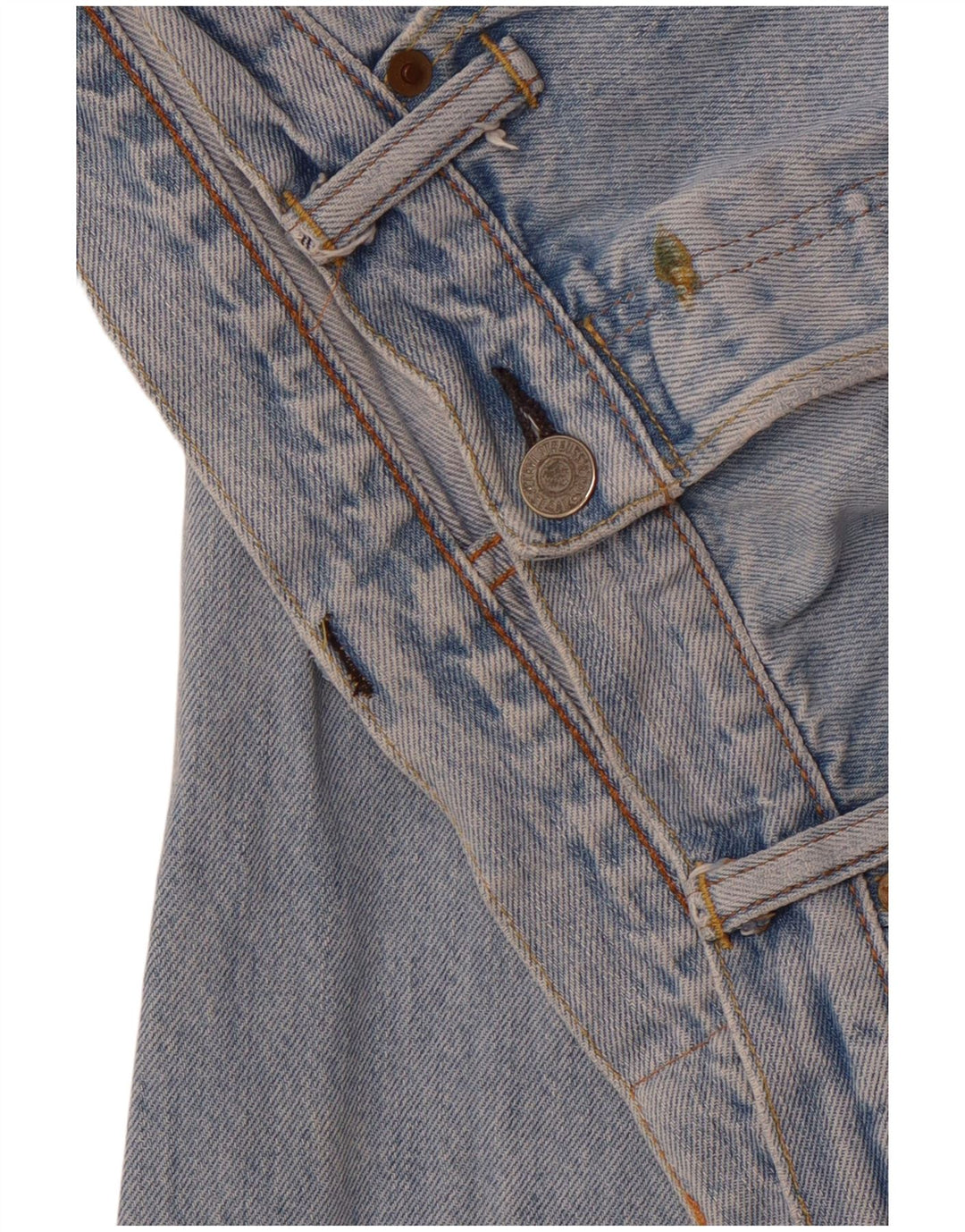 Męskie jeansy LEVI'S 501 Straight W36 L27 Niebieskie bawełniane