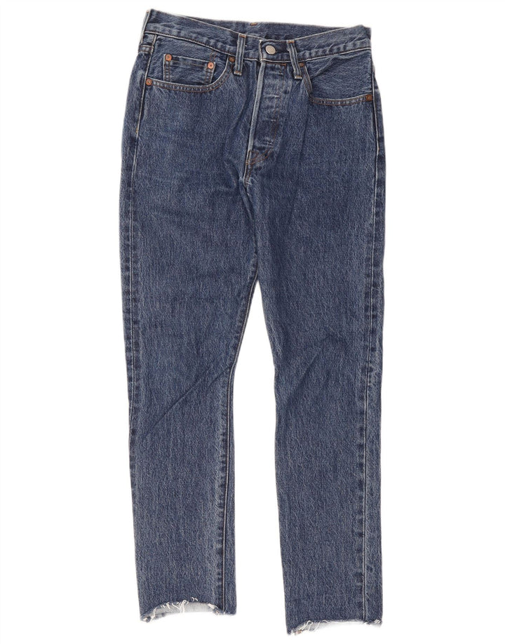 Męskie jeansy Levi's 501 Straight W26 L28 Niebieskie bawełniane