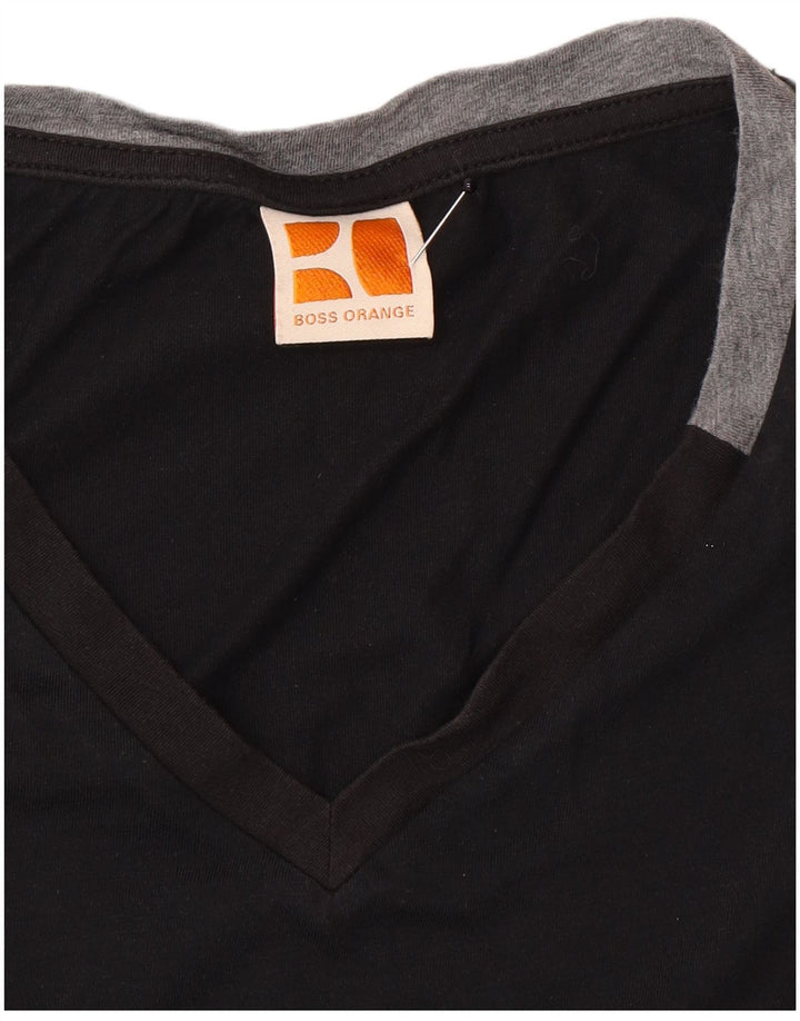 T-shirt męski Hugo Boss, średni czarny