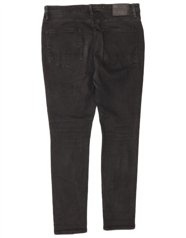 All Saints Męskie Ronnie Slim Jeans W36 L30 Czarna bawełna