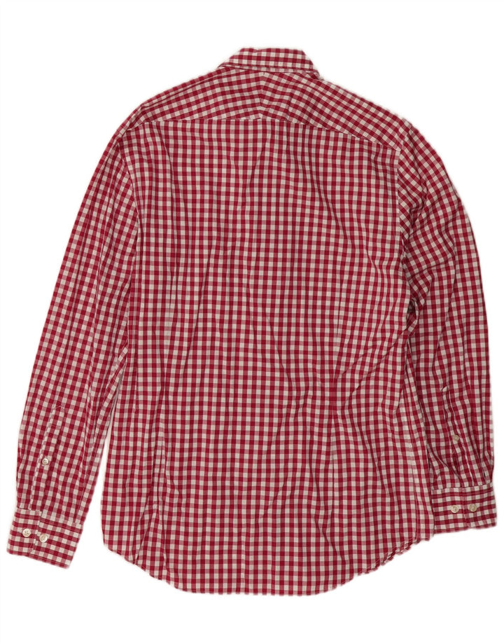 Koszula męska Charles Tyrwhitt Extra Slim Fit, bawełniana w kratkę, w kolorze średniej czerwieni