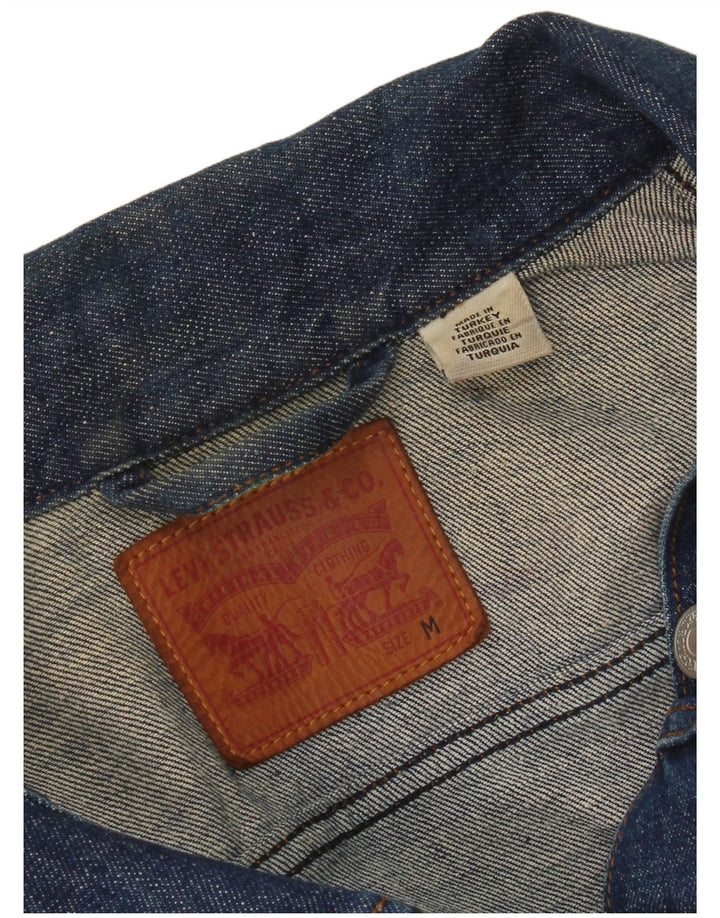 Damska kurtka dżinsowa Levi's Crop UK 12 w kolorze średniego błękitu