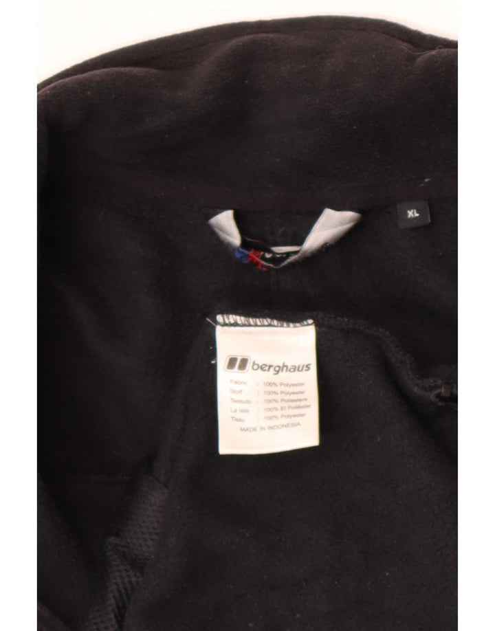 Męska kurtka polarowa Berghaus UK 42 XL, czarna, poliestrowa