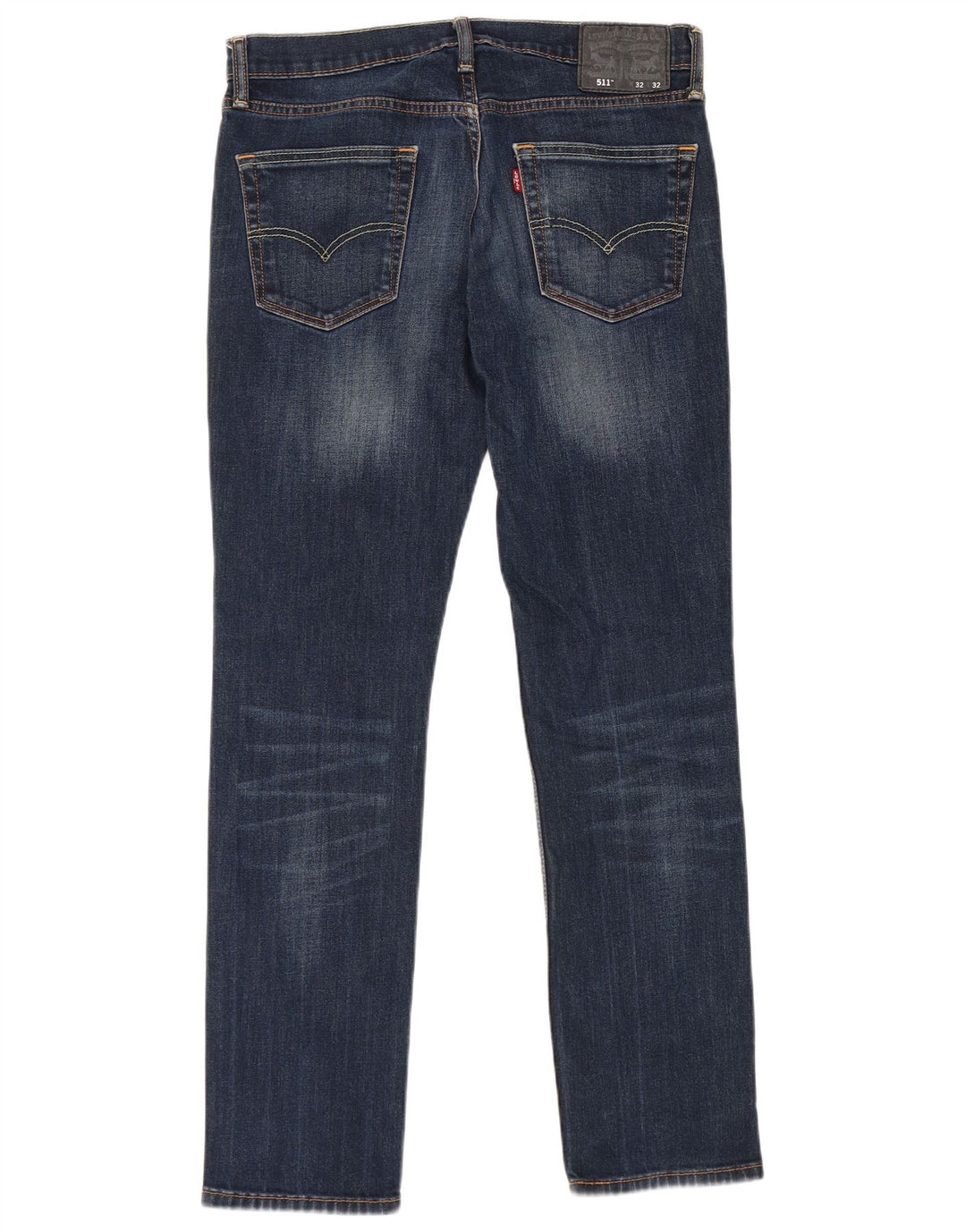 Męskie jeansy Levi's 511 Slim W32 L32 Granatowa bawełna