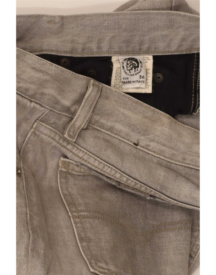 Męskie jeansy Bootcut Diesel W36 L30 Szara bawełna