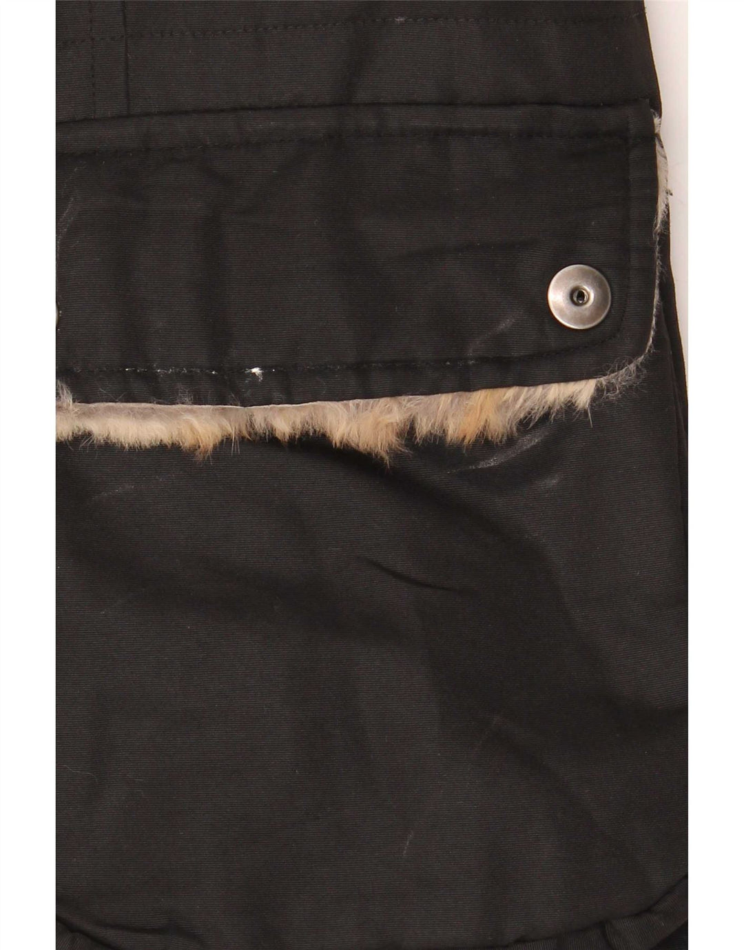 Damska ocieplana kurtka Woolrich UK 14, średni czarny nylon