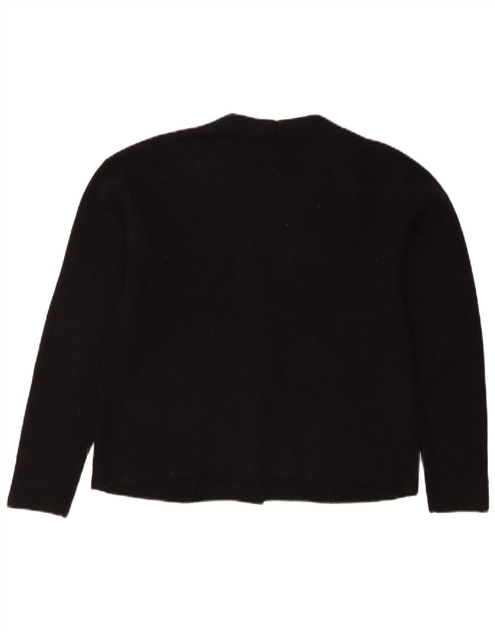 FRENCH CONNECTION Womens Oversized Cardigan Sweater UK 10 Small Black