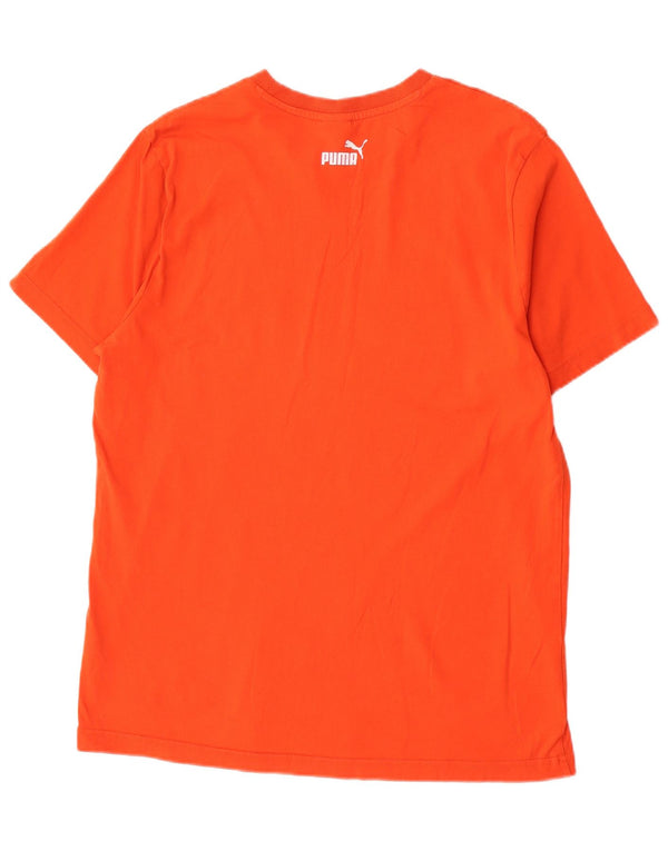 Męski T-shirt Puma z grafiką, duży, pomarańczowy