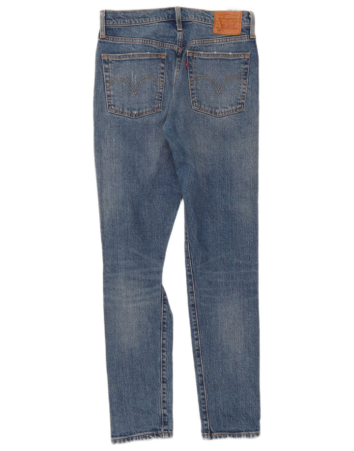 Damskie jeansy Levi's 501 w trudnej sytuacji W27 L30 Niebieska bawełna