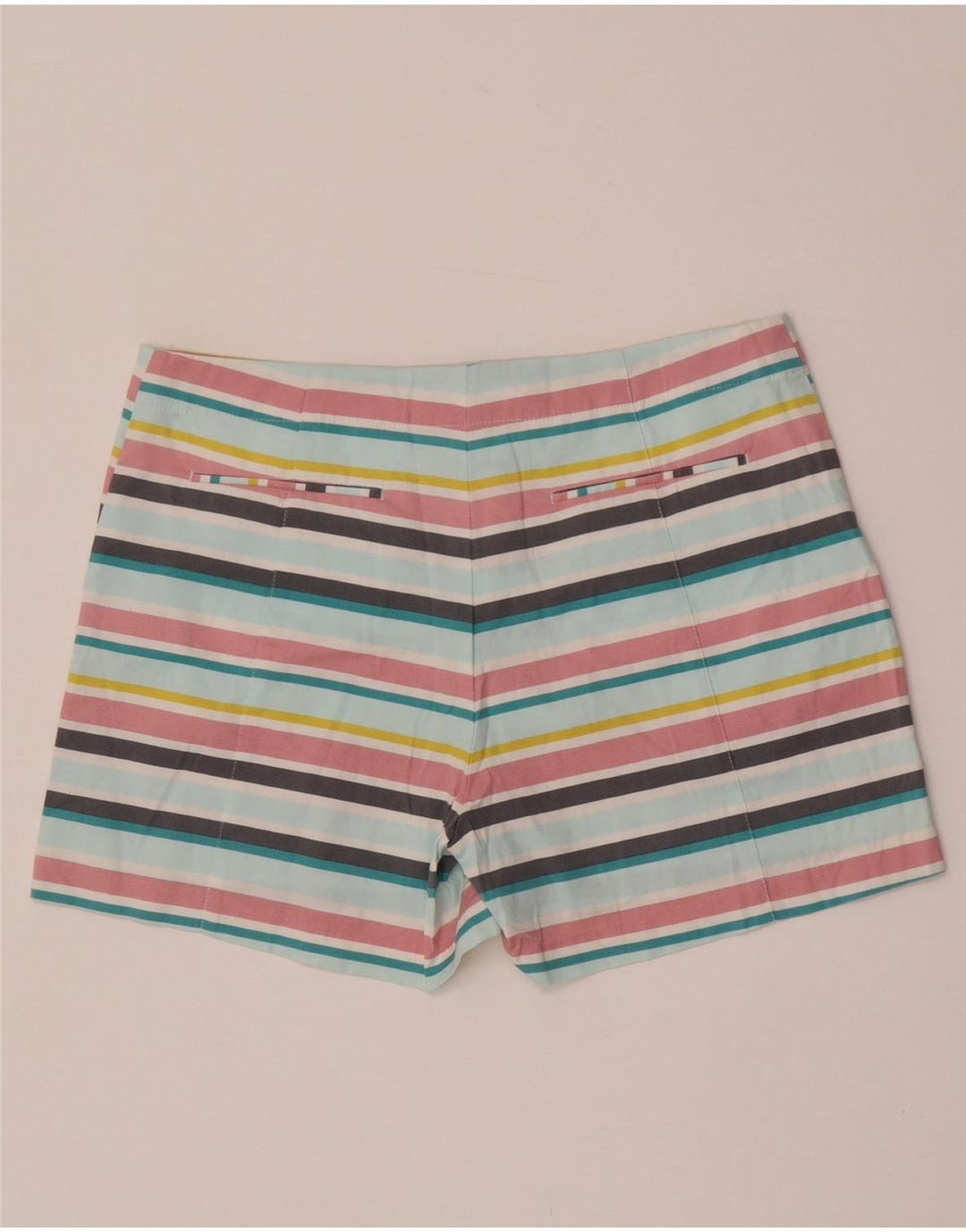 Damskie spodenki chino OASIS UK 12 Medium W32, wielokolorowa bawełna w paski