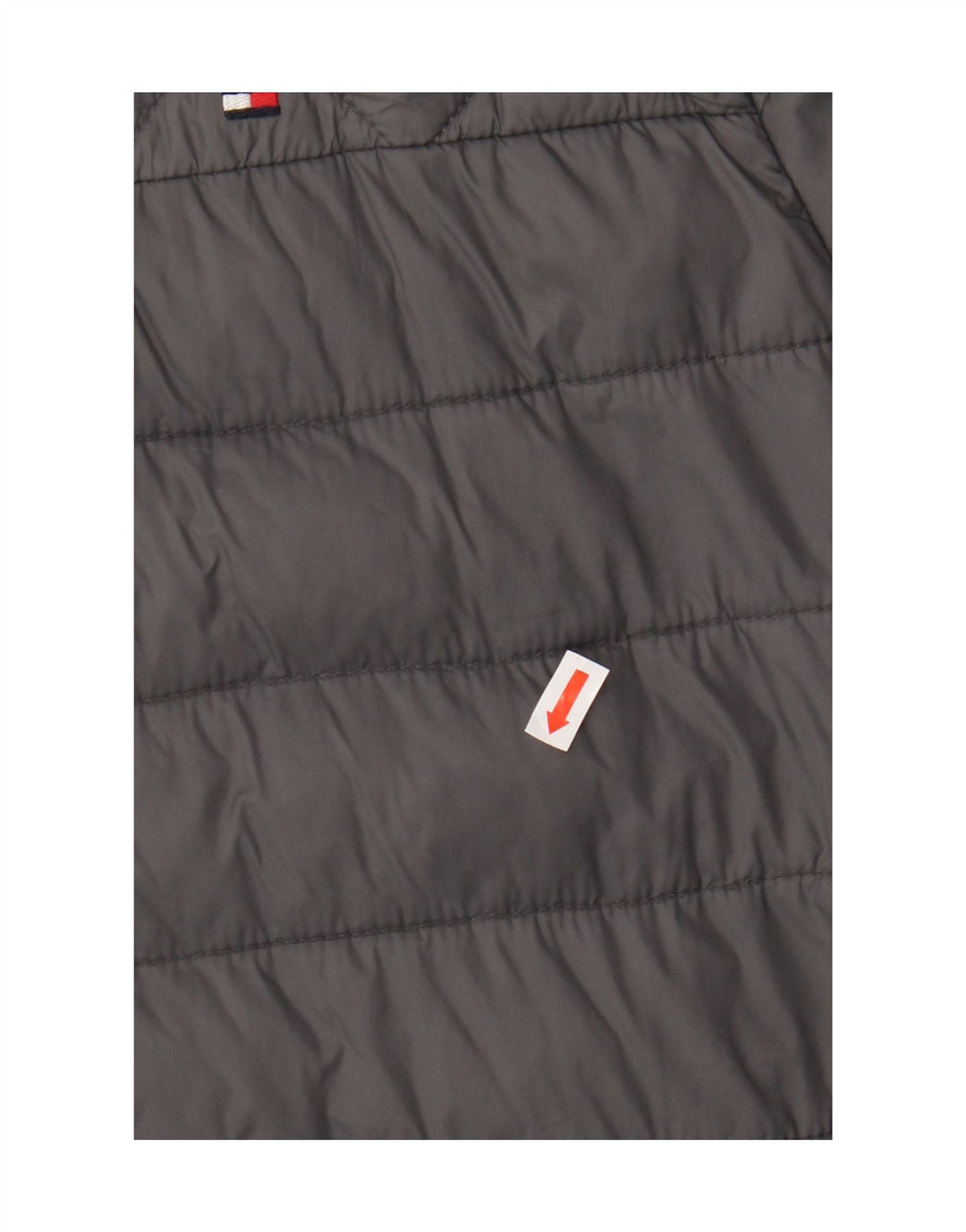 TOMMY HILFIGER Mens Padded Jacket UK 40 Large Grey Polyamide Vintage Tommy Hilfiger and Second-Hand Tommy Hilfiger from Messina Hembry 