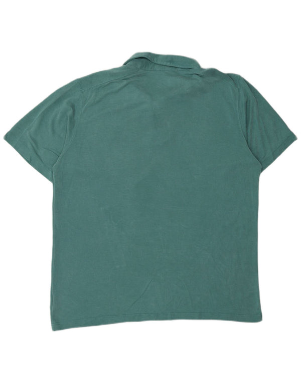 Columbia Mens Polo Shirt XL Green Modal