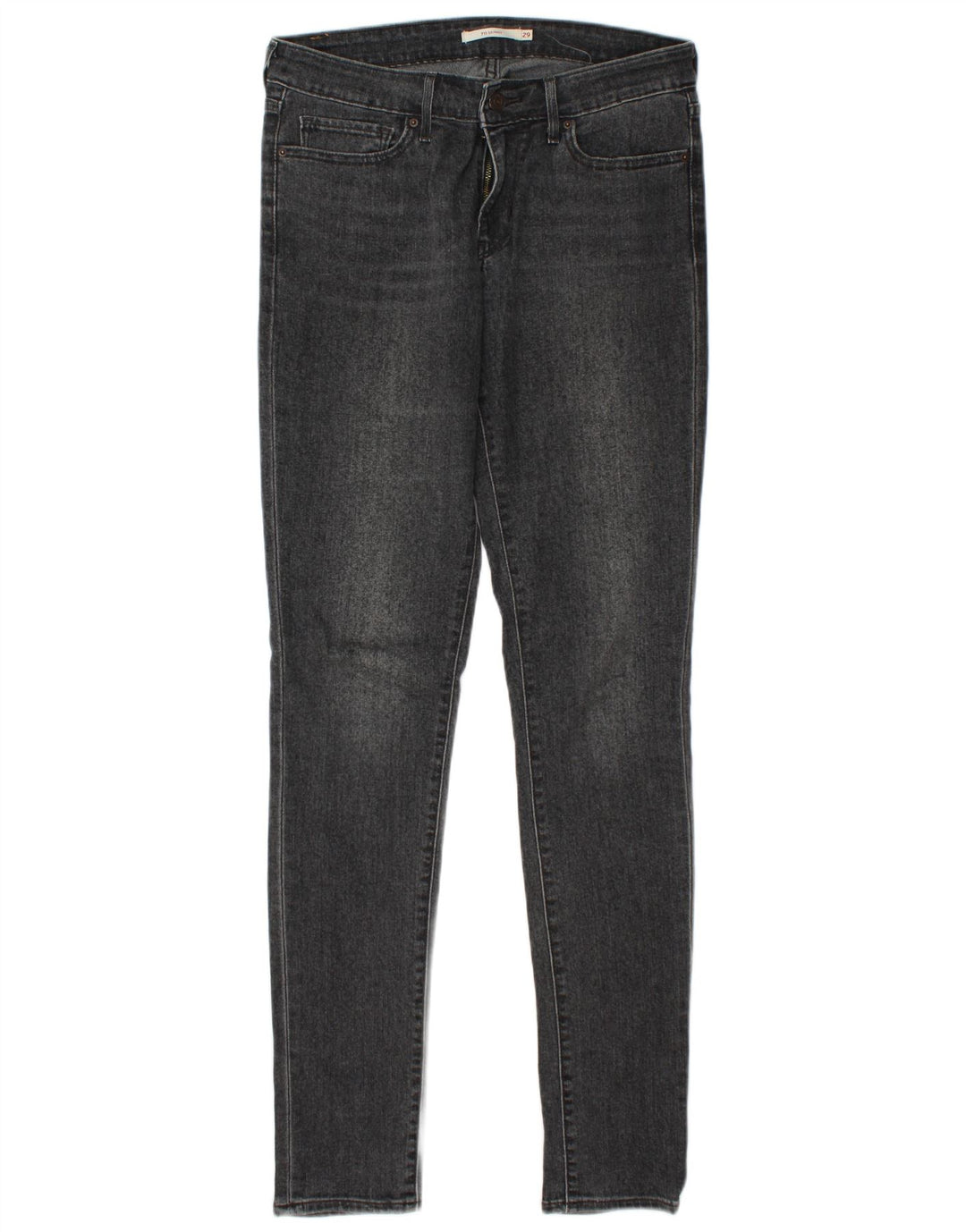 LEVI'S Womens 711 Skinny Jeans W29 L33  Grey Cotton
