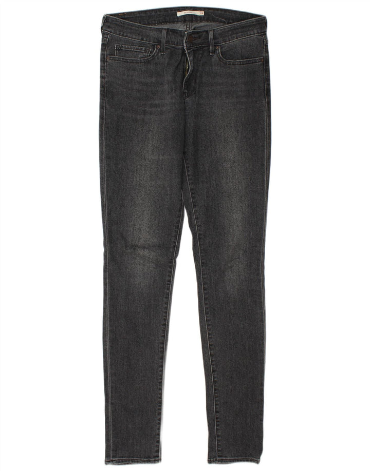 LEVI'S Womens 711 Skinny Jeans W29 L33  Grey Cotton