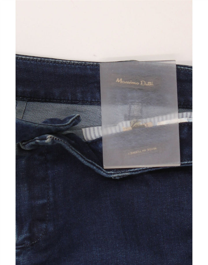 Jeansy damskie Massimo Dutti Crop Wide Leg W26 L23 Niebieskie