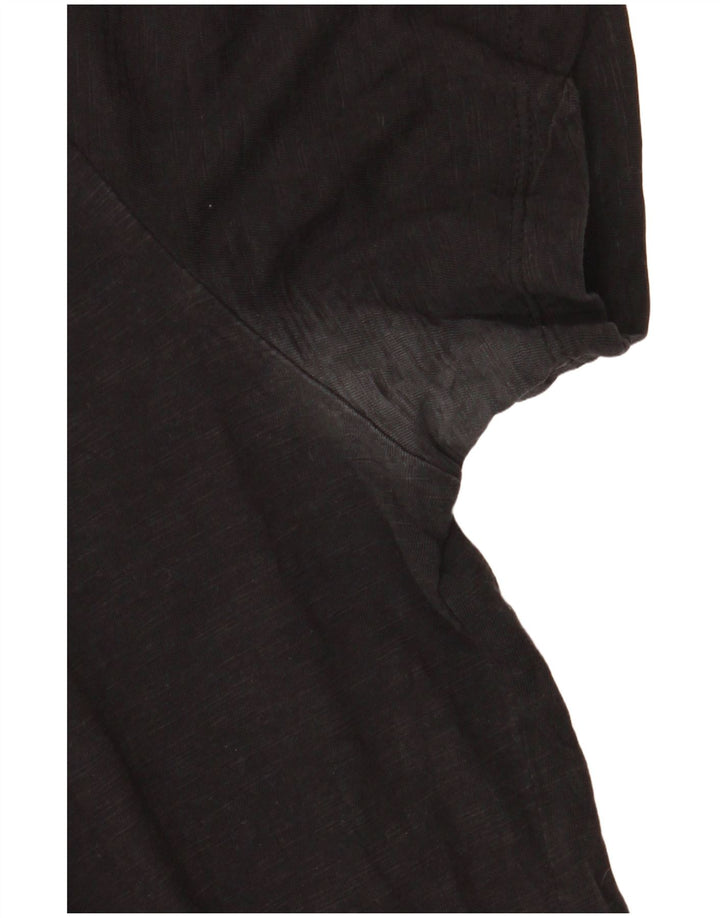 T-shirt męski Jack & Jones o regularnym kroju, średniej wielkości, czarny, bawełniany