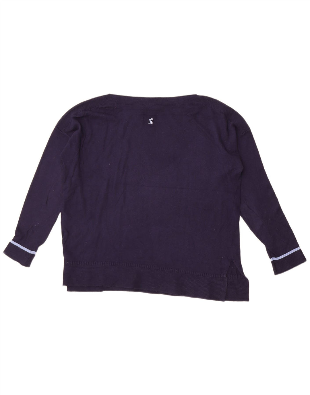 Damski sweter oversize Joules UK 14, duży, granatowy, bawełniany