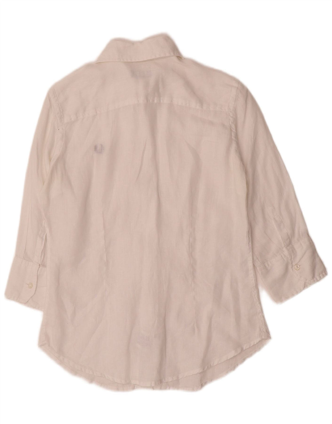 Damska koszula z rękawem 3/4 Fred Perry UK 10 Small White Line