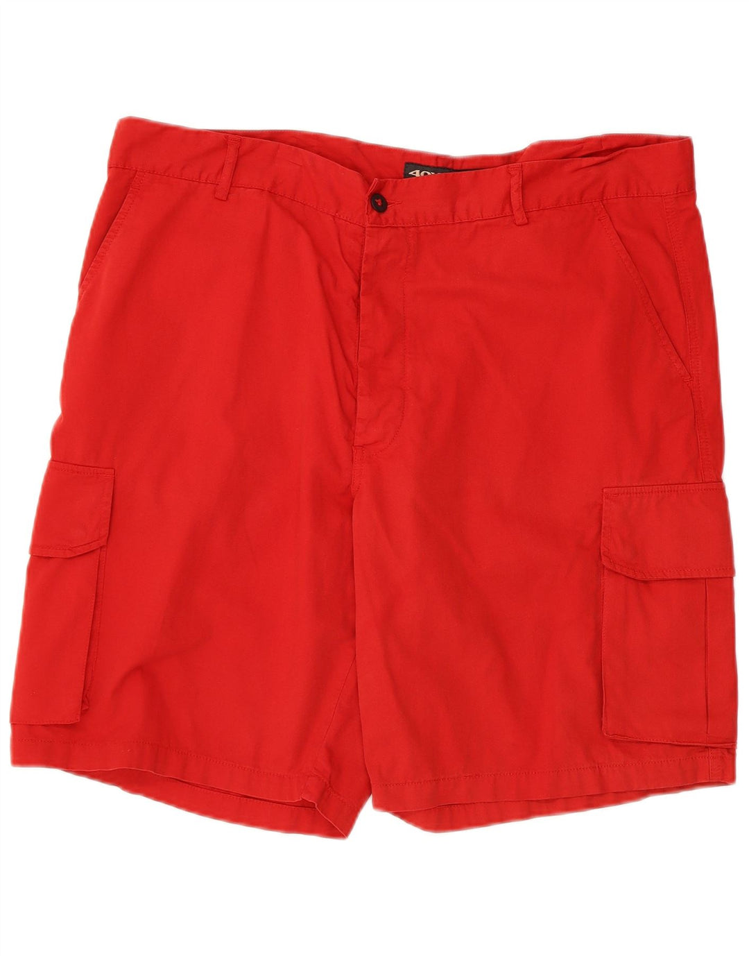 Męskie spodenki cargo 40Weft W40 XL, czerwone, bawełniane