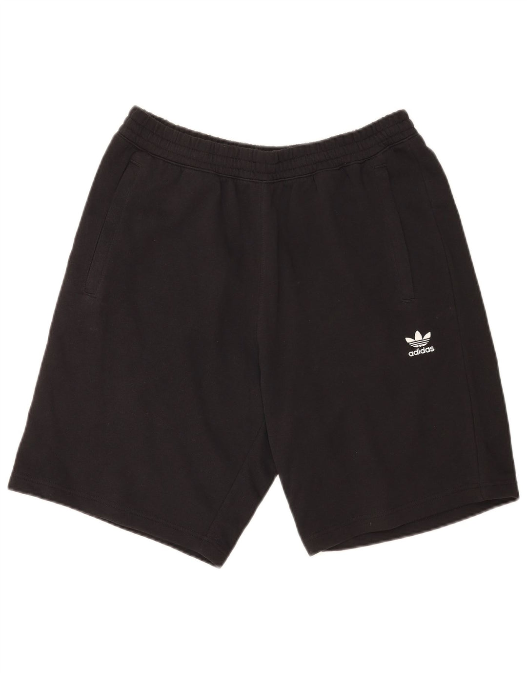 Męskie spodenki sportowe Adidas, duże, czarne, bawełniane