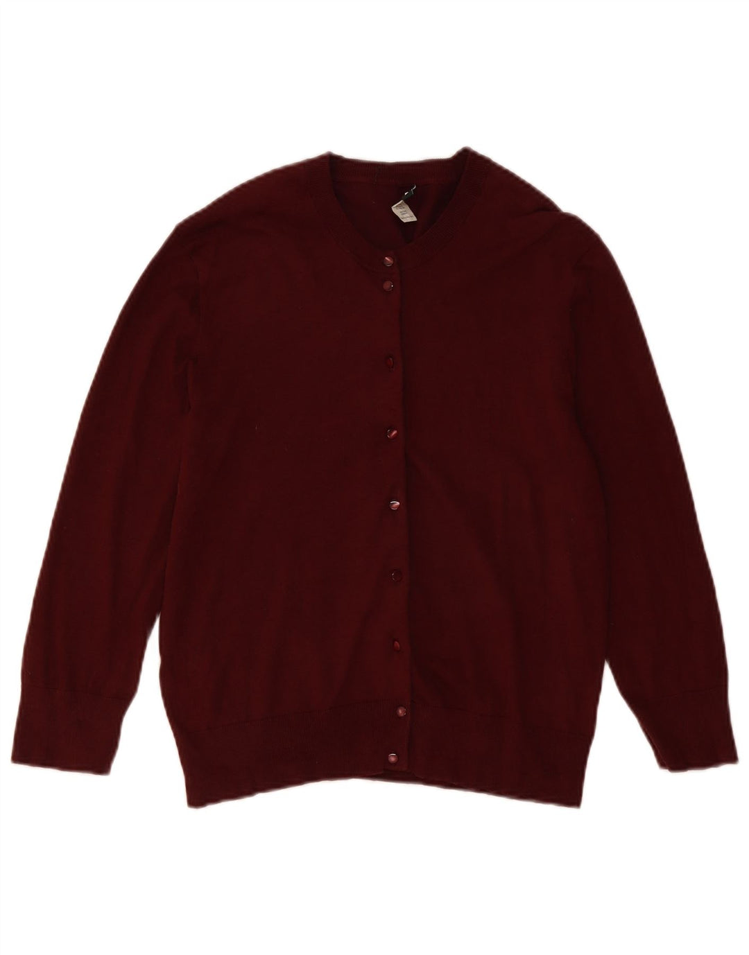 Sweter damski J. Crew UK 16, duży, bordowy, bawełniany