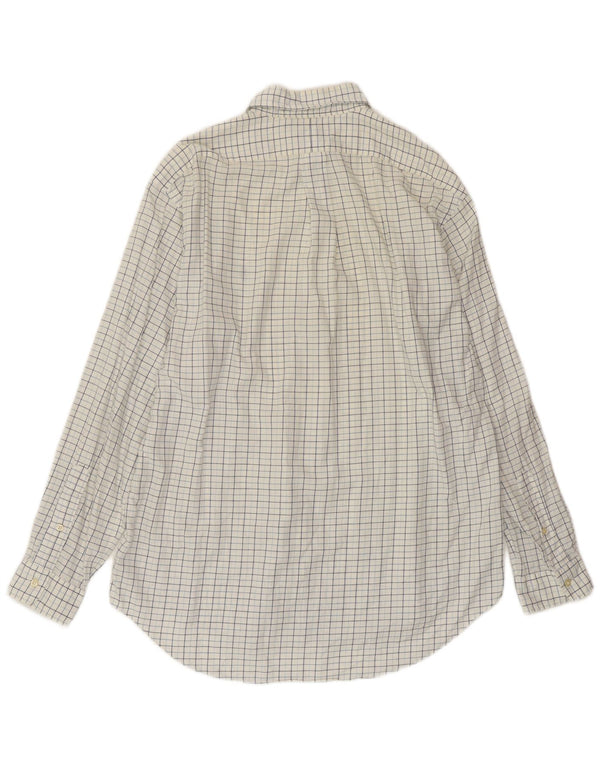 Koszulka POLO RALPH LAUREN Męska koszulka Yarmouth, rozmiar 16, duża, bawełniana w białą kratkę