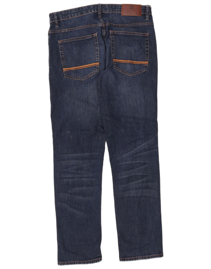 Męskie proste dżinsy Ben Sherman W36 L31 Granatowa bawełna