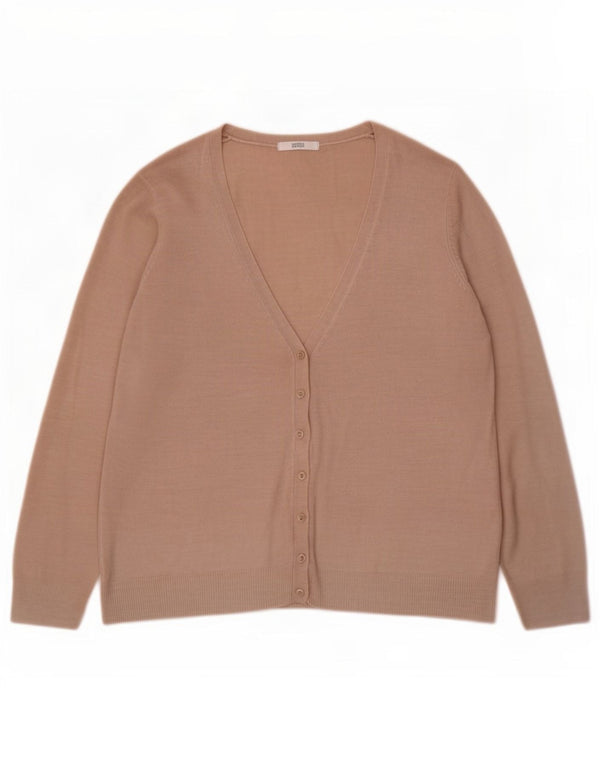 Sweter damski Marks & Spencer UK 16, duży, beżowy, akrylowy