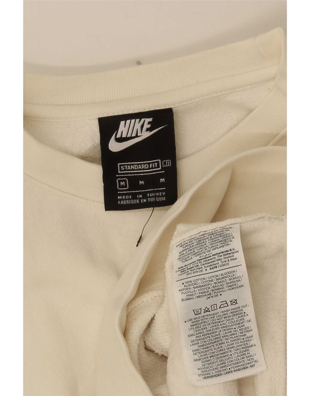 Męska bluza Nike Graphic Standard Fit, średnia, biała, bawełniana