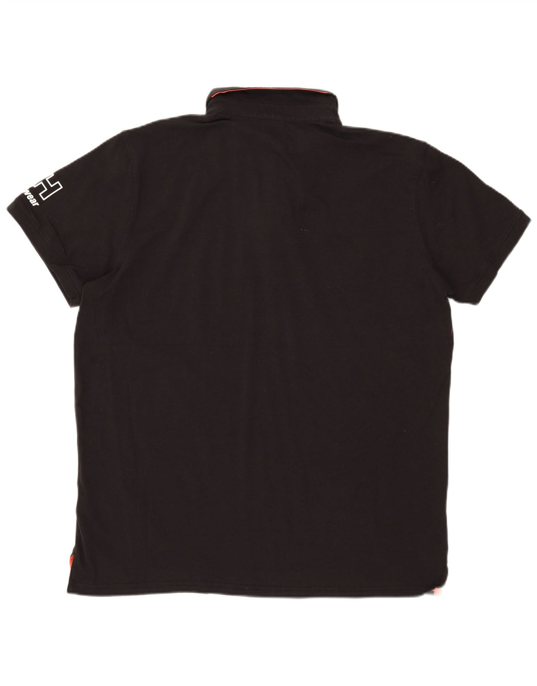 Męska koszulka polo Helly Hansen z grafiką 2XL, czarna bawełna