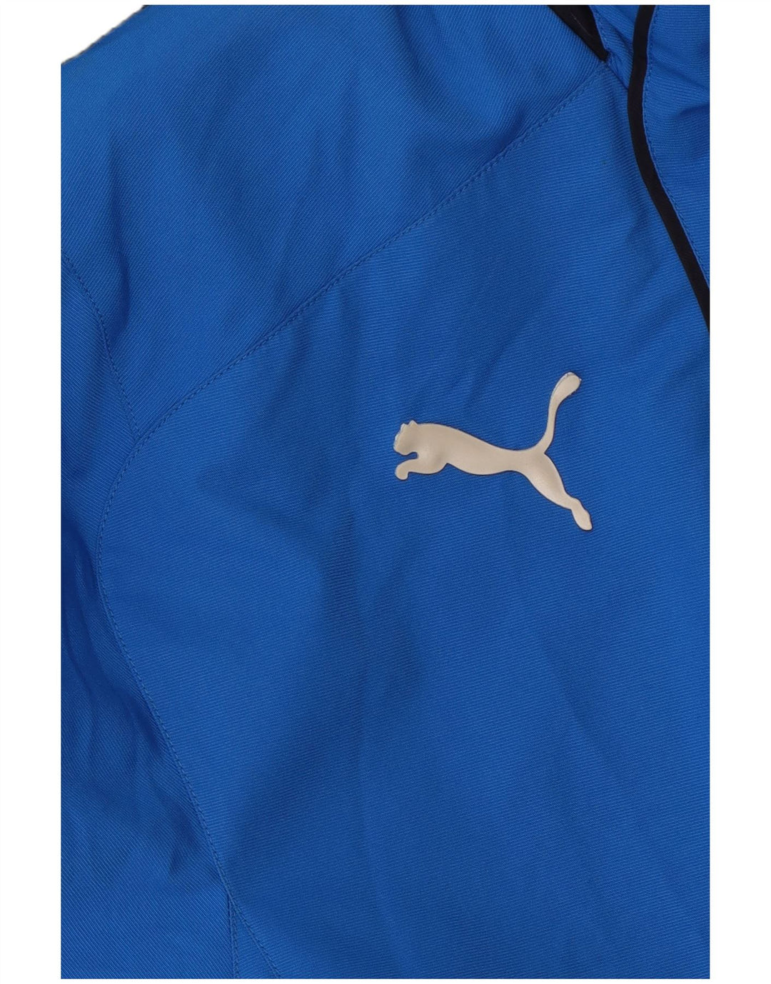Męski wiatrówka Puma z kapturem UK 38 w kolorze średnioniebieskim