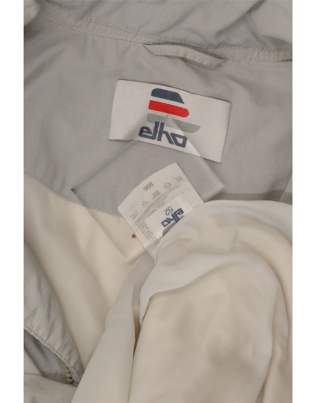 ELHO Mens Utility Jacket IT 52 XL Grey Polyester Vintage Elho and Second-Hand Elho from Messina Hembry 